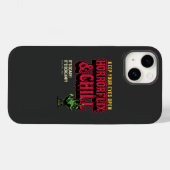 Horrorflix en Chill Case-Mate iPhone Case (Achterkant (horizontaal))