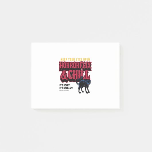 Horrorflix en Chill Post-it® Notes (Voorkant)
