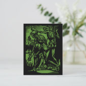 Horrors Van Dode Mijnwerkers Voor Halloween Briefkaart (Staand voorkant)