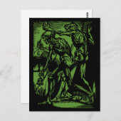 Horrors Van Dode Mijnwerkers Voor Halloween Briefkaart (Voorkant / Achterkant)