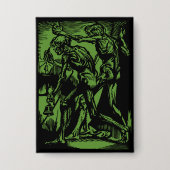 Horrors Van Dode Mijnwerkers Voor Halloween Button (Voorkant)