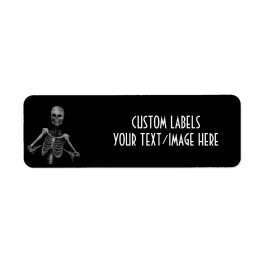 Horrorskelet 2 etiket (Voorkant)