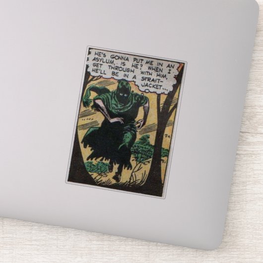  horrorstrips | Noordelijke  strips 60 s Sticker (Detail)