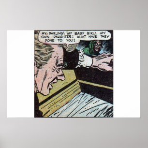 horrorstrips Noordelijke strips 80 s Poster