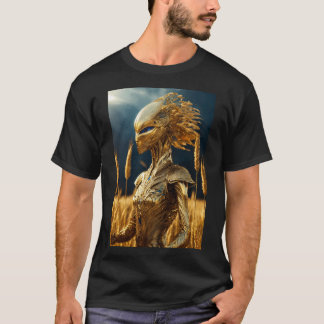 "Hors de ce monde : T-shirt Alien imprimé"