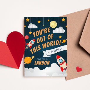 Hors de cette classe mondiale Carte Saint-Valentin