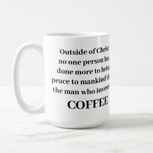 Hors de Christ Coffee Mug (Gauche)