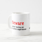 Hors de la tasse d'avocat d'expérience de café (Devant gauche)