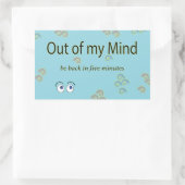 Hors de mon esprit Stickers Graphisme (Sac)