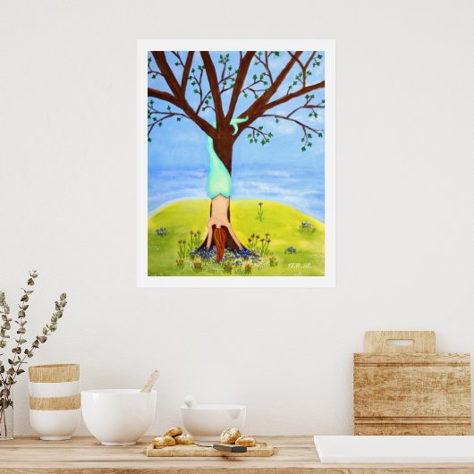 "Hors Eau" Sirène Grande Impression (Cuisine)