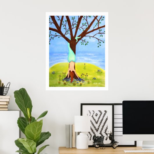 "Hors Eau" Sirène Grande Impression (Bureau à domicile)