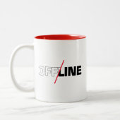 Hors ligne | Mug Geek Humour (Gauche)