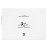 "Hors service ?" Carte Collie Bordure (Dos Horizontal)