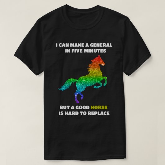 Horse Abraham Lincoln HORSE regenboog 561 Pony T-shirt (Design voorkant)