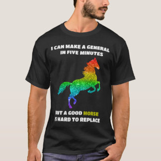 Horse Abraham Lincoln HORSE regenboog 561 Pony T-shirt