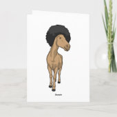 Horse Afro Kaart (Achterkant)