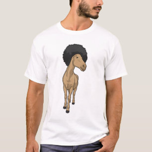 Horse Afro T-shirt