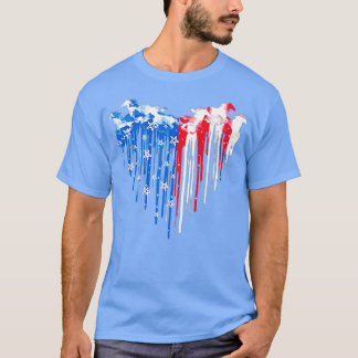 Horse American Flag - Horse Vintage (4) T-shirt