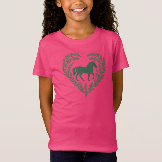 Horse And Cedar Boughs T-shirt (Voorkant)