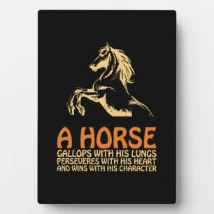 Horse Art A Horse Gallops Fotoplaat