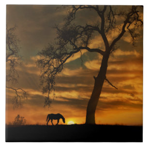 Horse Art Tegel Tegeltje