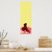 Horse Artwork Poster (Keuken)