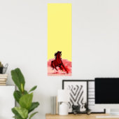 Horse Artwork Poster (Thuiskantoor)