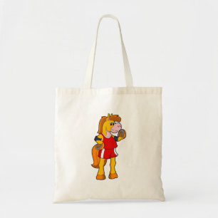Horse as Runner Tote Bag