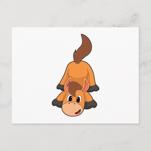 Horse at Playing Briefkaart (Voorkant)