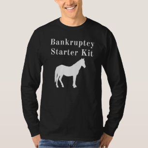Horse Bankfaillissement Starter Kit T-shirt