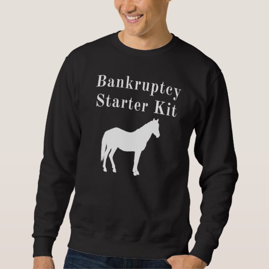 Horse Bankfaillissement Starter Kit Trui (Voorkant)