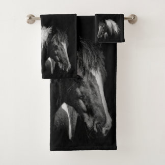Horse Bathroom Towel Set Bad Handdoek