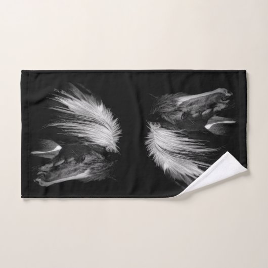 Horse Bathroom Towel Set Bad Handdoek (Handdoek)