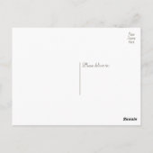 Horse Bedankt Westerne bruiloft land rustiek Briefkaart (Achterkant)