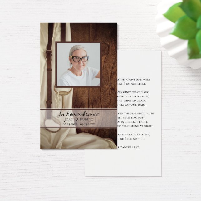 Horse Bit Satin Occasion funéraire Prière (Bureau)