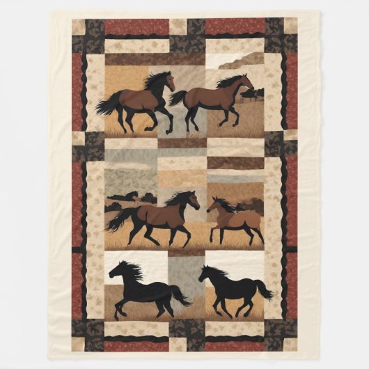 Horse Blanket Fleece Deken (Voorkant)