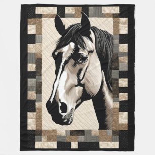 Horse Blanket Fleece Deken