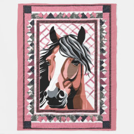 Horse Blanket Fleece Deken
