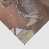 Horse Brown Western Rodeo Cowboy  Tissuepapier (Detail)