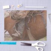 Horse Brown Western Rodeo Cowboy  Tissuepapier (Craft)