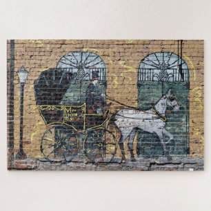 Horse Carriage Mural Downtown Nashville Tennessee Legpuzzel