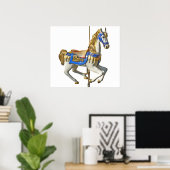 Horse carrousel poster (Thuiskantoor)