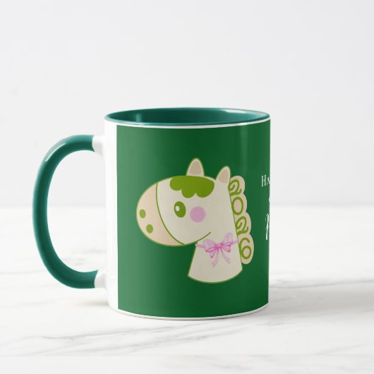 Horse Chinese New Year 2026 Cute Lucky Custom Mug  (Gauche)