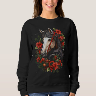 Horse Christmas Graphic T - shirts voor mannen Vro