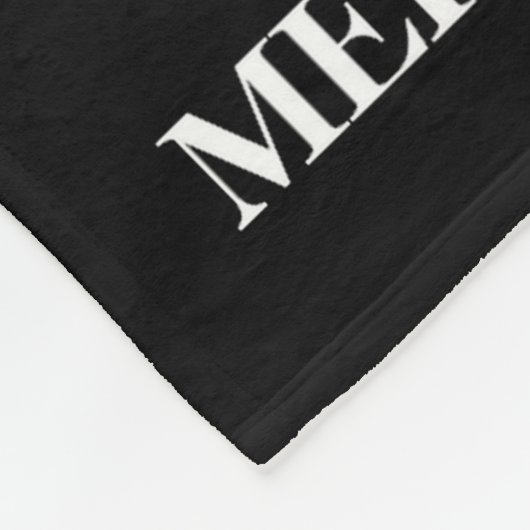 Horse Christmas Tree Black And White Equestrian Fleece Deken (Hoek)