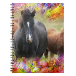 Horse Colorful Notitieboek