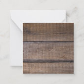 Horse Cowboy Boots Wagon Wheel Sunflower Western Notitiekaartje (Achterkant)