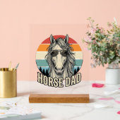 Horse Dad Vintage Sunset Engraving Vector Design_1 (Mariage)