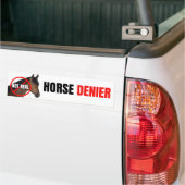 Horse DENIER (ze zijn niet echt) Bumpersticker (Op Truck)