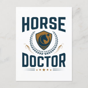 Horse Doctor Equine Veterinarian Briefkaart